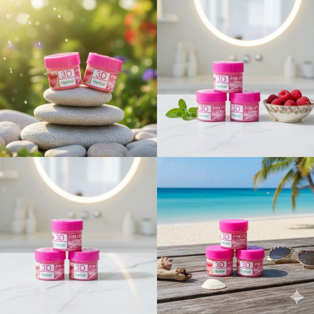 3D Pink lip balm - Image 2
