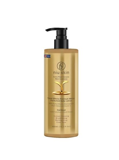 NIU SKIN - Extra Plant Extract More Luminous With Alpha Arbutin, Niacinamide and Vitamin C ( Oud Wood Body Lotion) 480ml - Image 2
