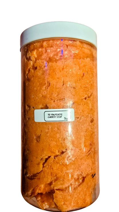 3D HALFCASTE CARROT SOAP 1KG