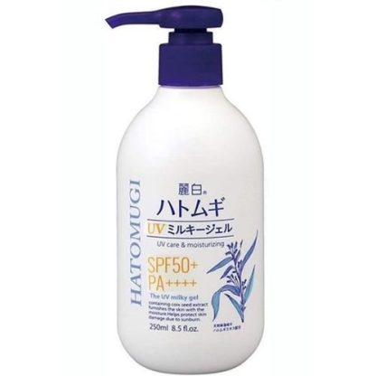 Reihaku Hatomugi UV Milky Gel: SPF 50+ PA++++