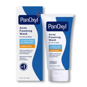 PanOxyl Acne Creamy Wash 4% Peroxide Acne Treatment- 170g