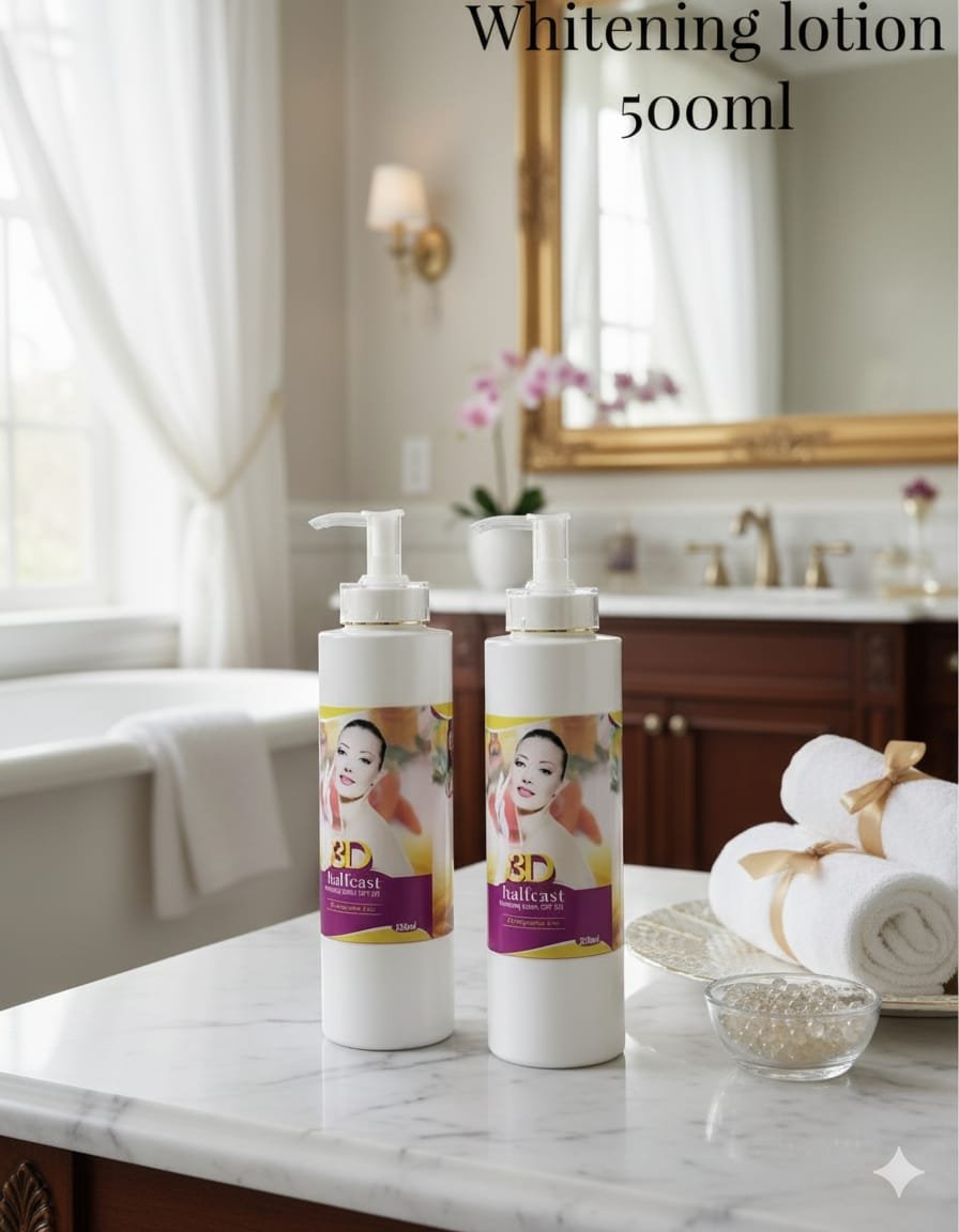 3D Halfcaste Whitening Lotion - 250ml