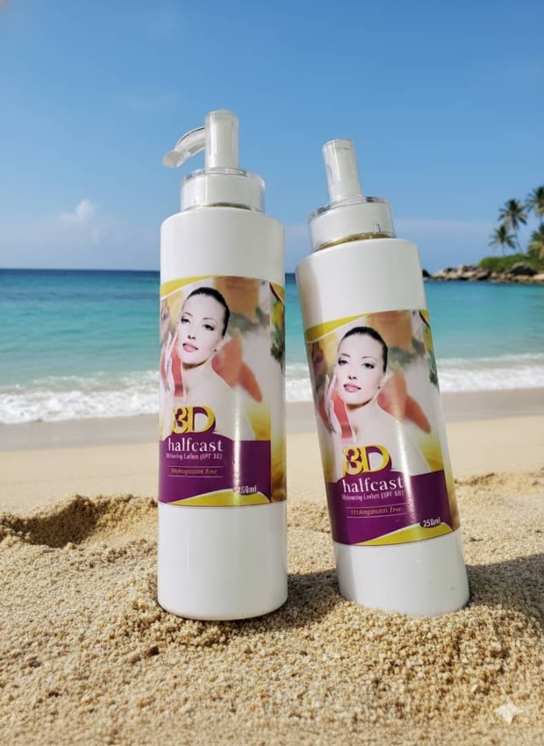 3D Halfcaste Whitening Lotion - 500ml