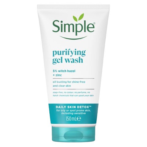 Simple Daily Skin Detox Purifying Gel Wash - 150Ml