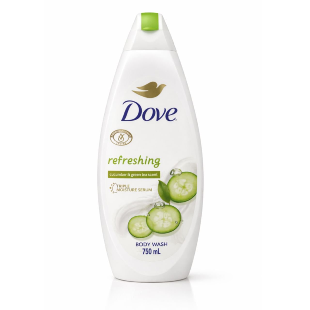 Dove Refreshing Body Wash With Cucumber And Green Tea scent - 750ml
