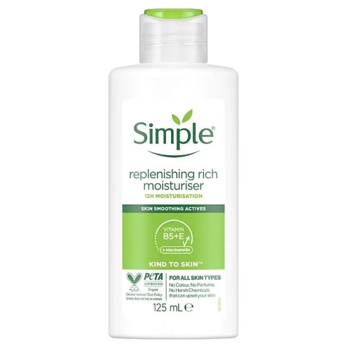 Simple Kind To Skin Replenishing Rich Moisturizer - 125ml