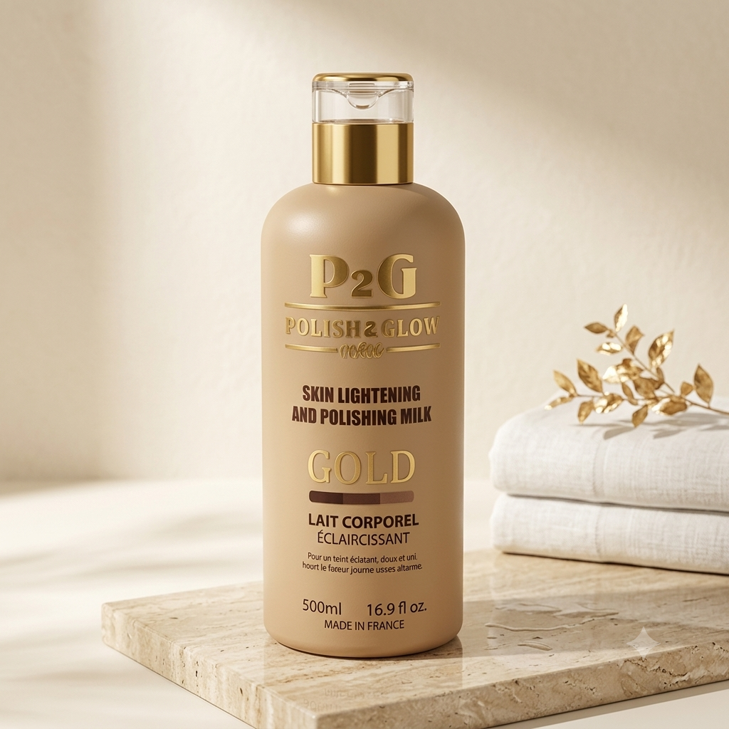 P2G Polish To Glow Skin Lightening And Polishing Lotion Gold - 500ml