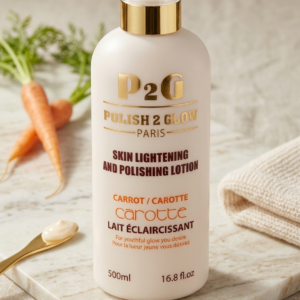 P2G Polish 2 Glow Paris Skin Lightening And Polishing Carrotte Lotion - 500ml