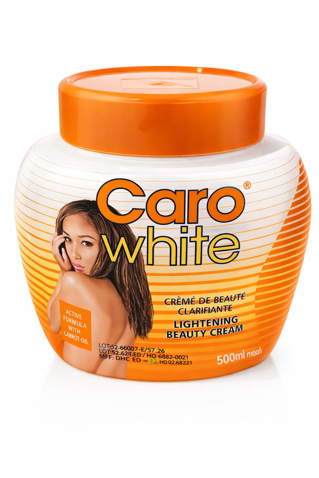 Caro White Lightening Beauty Cream with Carrot Oil 500ml –