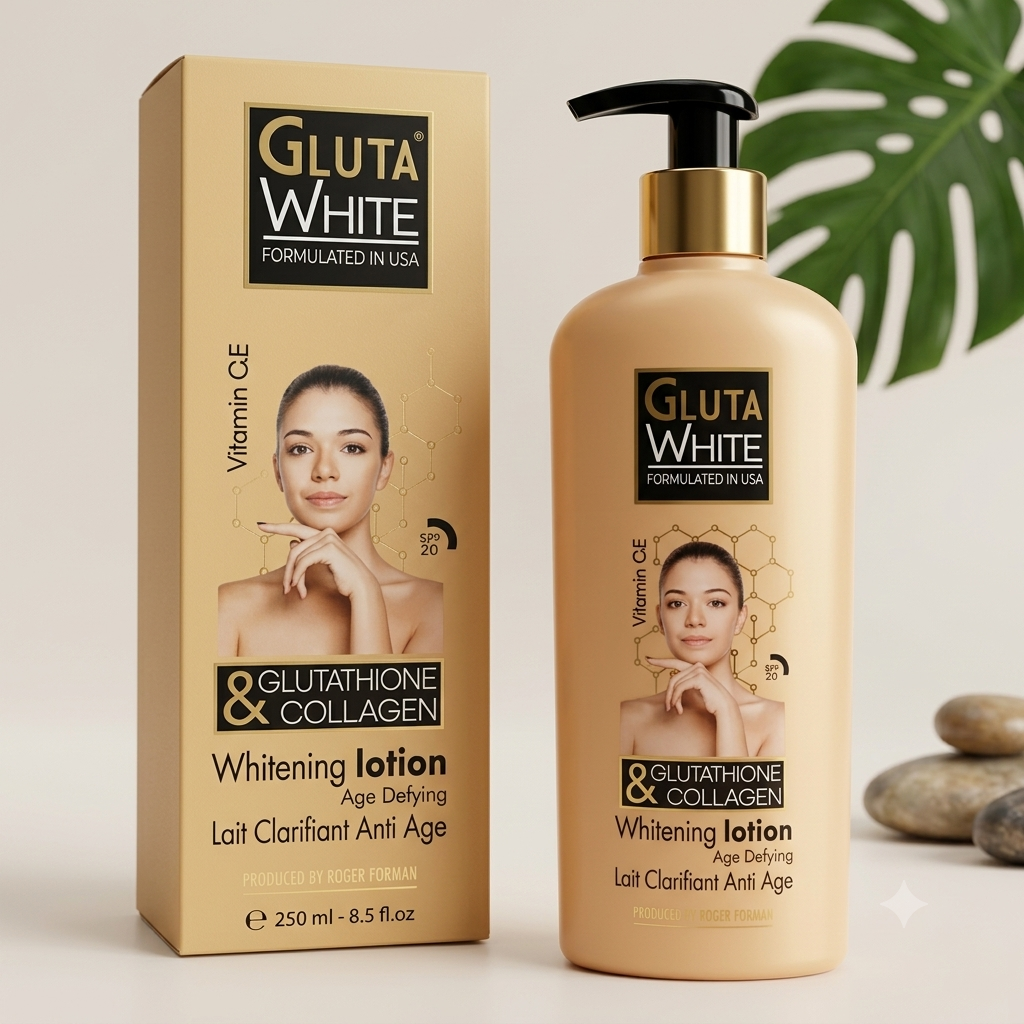 Gluta White Glutathione & Collagen Whitening Lotion - 500ml