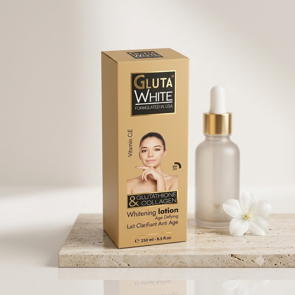 Gluta White Glutathione & Collagen Whitening Lotion - 250ml - Image 2