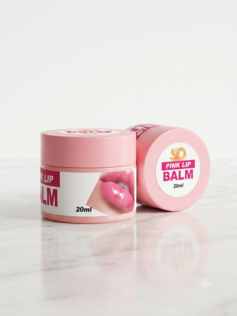 3D Pink Lip Balm - 20ml